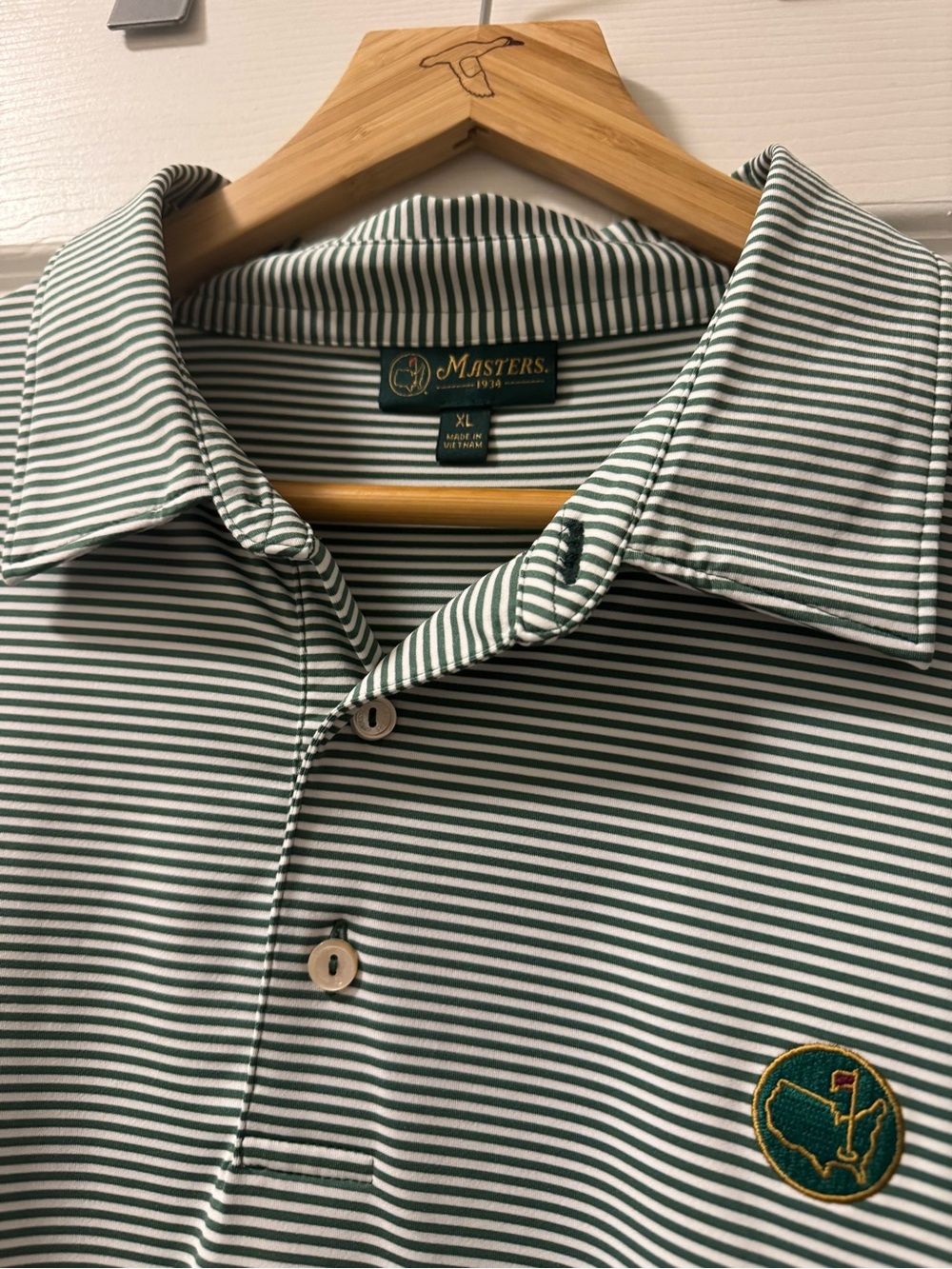 Berkman’s Place Masters Men's Green Striped Shirt